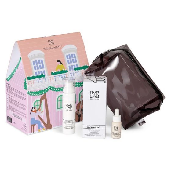 RVB Kit MIcrobioma Anti Età 2023 e Pelle Sensibile Crema Riequilibrante 50ml+Siero Microbioma 15ml