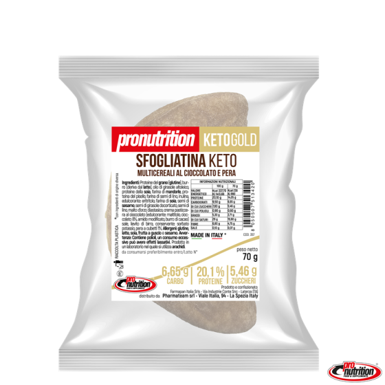 Pronutrition Sfogliatina Multicereali Cioccolato e Pere 70g