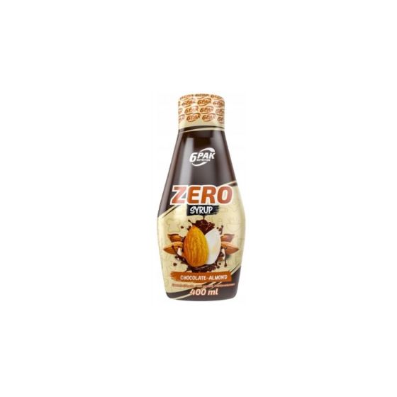 6pak syrup zero choco almond