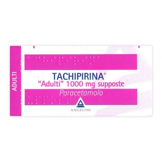 Tachipirina adulti 1000mg 10 supposte