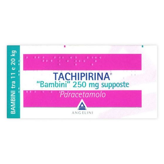 Tachipirina bambini 250mg 10 suppuste