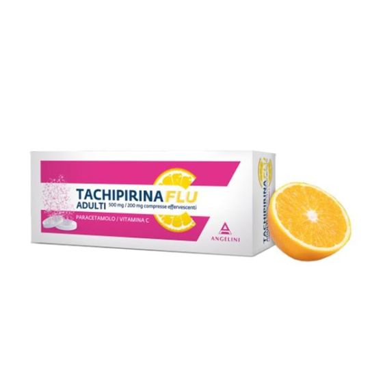 Tachipirinaflu adulti 500mg/200mg 12 compresse effervescenti