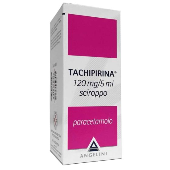 Tachipirina 120mg/5ml sciroppo 120ml con bicchierino dosatore