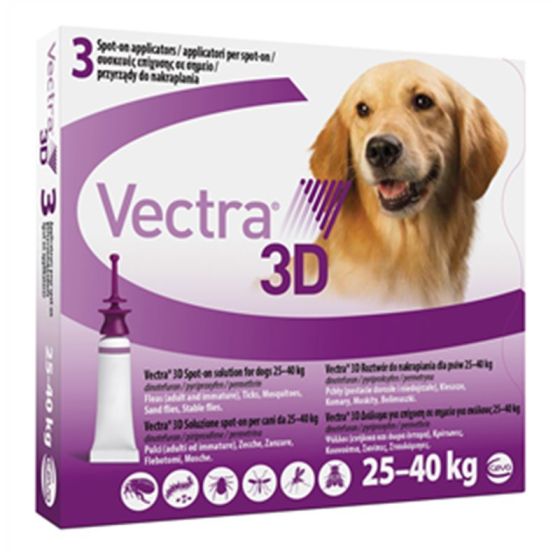 Vectra 3d spot on taglia 25/40 kg