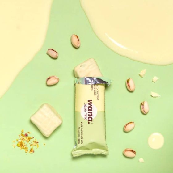 Wana Creamy Twins Cioccolato Bianco/Pistacchio 45g