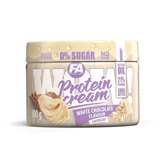 Wow protein cream - white chocolate crunchy 500g