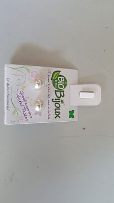 Orecchino perla white 7mm fram