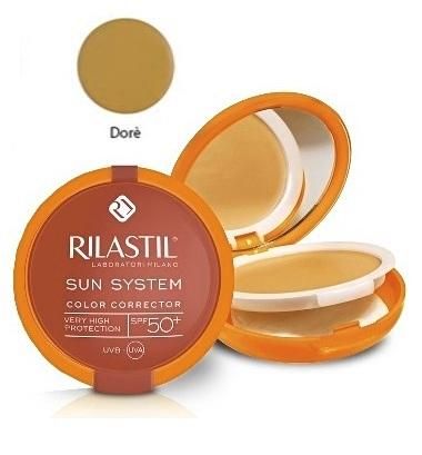 Rilastil sun system dore' correttore del colore spf50+