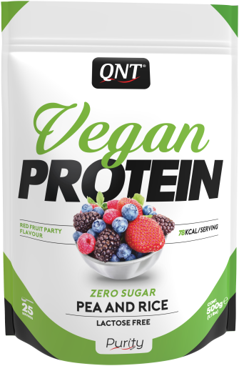 Qnt Light Digest Vegan Protein Frutti Rossi 500g