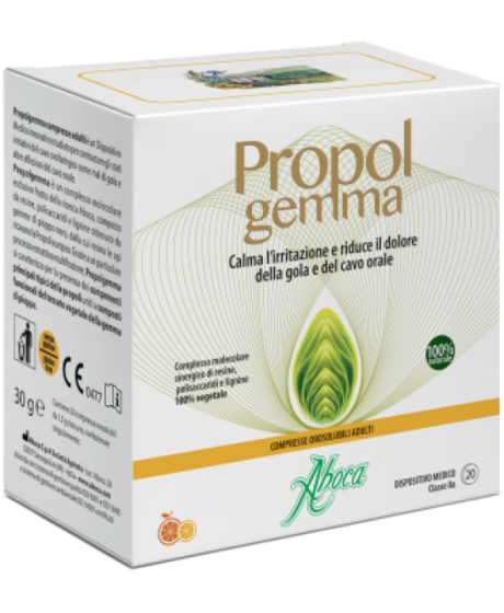 Aboca propolgemma 20 compresse orosolubili