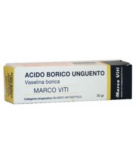 Acido borico , 3% unguento tubo da 30g