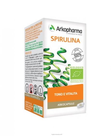 Arkopharma arkocapsule spirulina bio 45 capsule