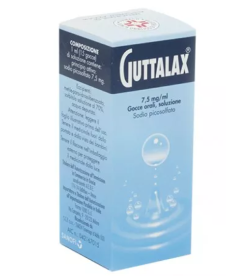 Guttalax 7,5mg/ml Lassativo di contatto 15ml