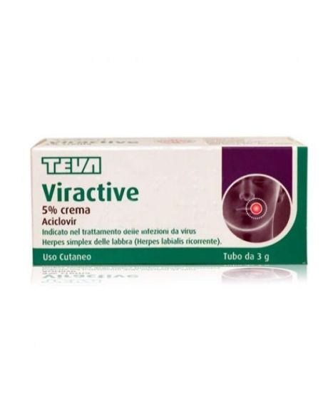 Viracti, 5% crema tubo 3g