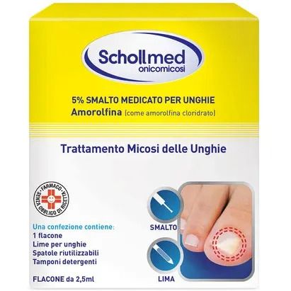 Schollmed onicomico, 5% smalto medicato per unghie 1 flacone da 2,5ml