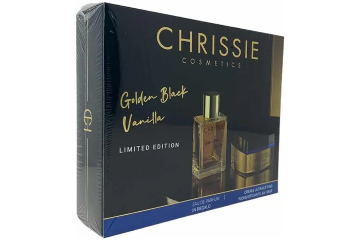 Chrissie Cofanetto Golden Black Vanilla Profumo + Crema Ultralifting Ovale Perfetto