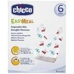 Chicco easy meal bavaglini monouso per bambini dai 6 mesi 40 pezzi