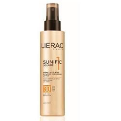 Lierac sunific 1 spf30 latte solare spray iridescente corpo 150ml