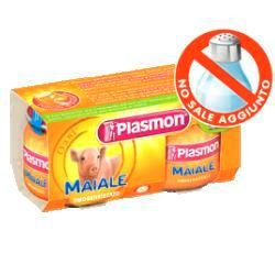 Plasmon omog maiale 80gx2pz
