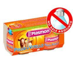 Plasmon omog vtl/pollo 80gx2pz