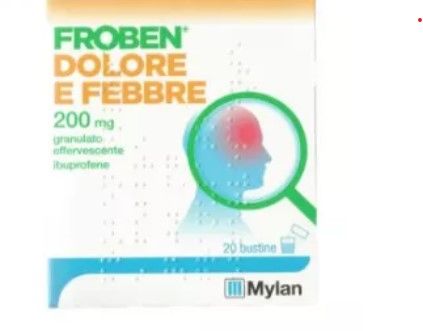 Mylan Froben Dolore e Febbre 20 Bustine Effervescenti 200 mg