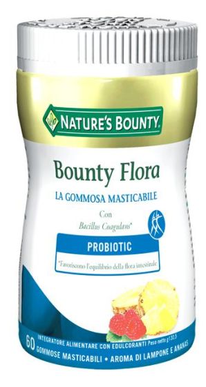 Nature's bounty bounty flora 60gommose masticabili