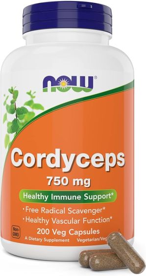 Now Cordyceps 750mg 90 Capsule