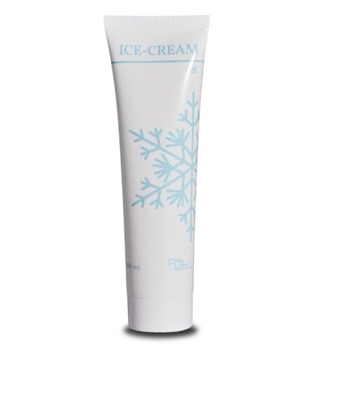 FDL Ice Cream Gel Cosmetico con Mentolo, 100ml