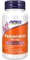 Now Foods Resveratrol 50mg 60 capsule vegetali