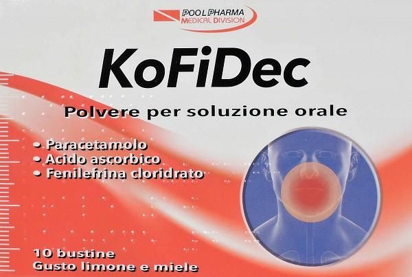 Kofid, polvere per soluzione orale 10 bustine gusto limone e miele da 4g