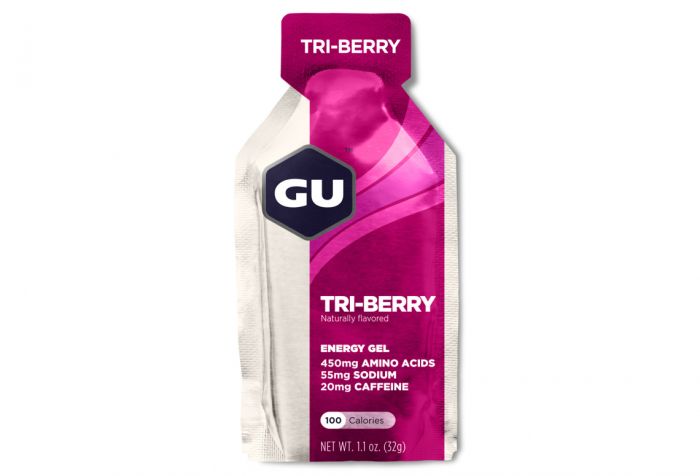 Gu energy gel tri-berry