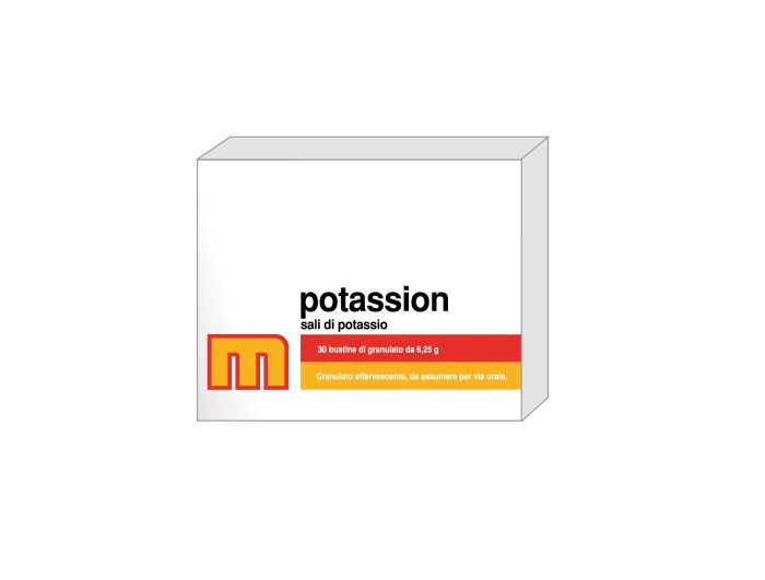 Potassi, granulato effervescente 30 bustine monodose in carta/al/pe