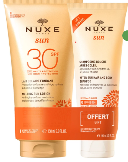 Nuxe Sun Latte Spf30+sh Doccia