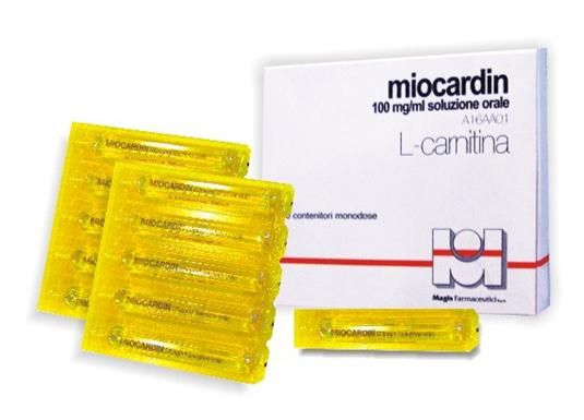 Miocard, 100mg/ml soluzione orale 10 contenitori monodose