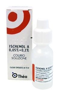 Ischemol, 0,05% + 0,1% collirio, soluzione flacone 10ml