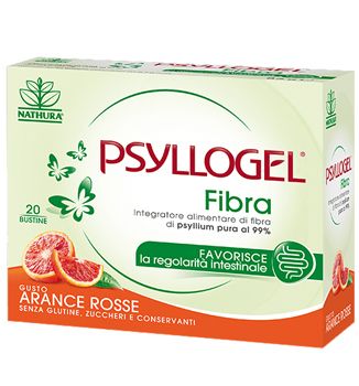 Psyllogel fibra gusto arancia rossa 20 buste