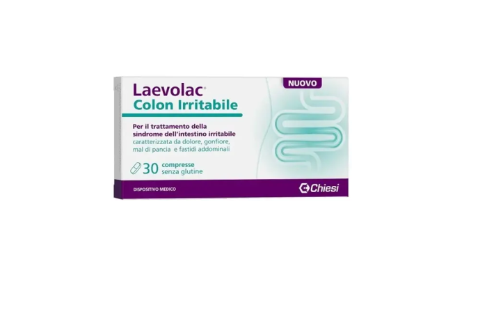 Laevolac Colon Irritabile Trattamento per Mal di Pancia e Gonfiore Addominali 30 Compresse