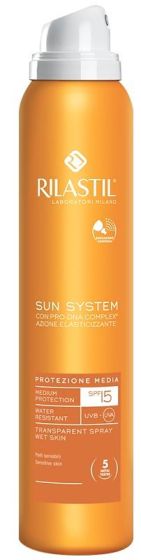 Rilastil sun system transparent spray spf15 200ml