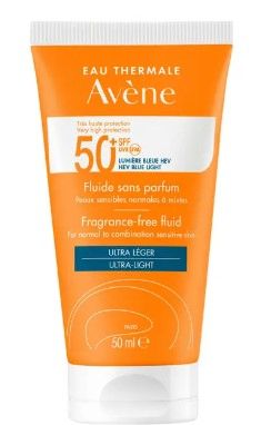 Avène Fluido Senza Profumo SPF 50+ Solare Viso 50ml