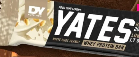 Yates Protein Bar White Choc Peanut 60gr