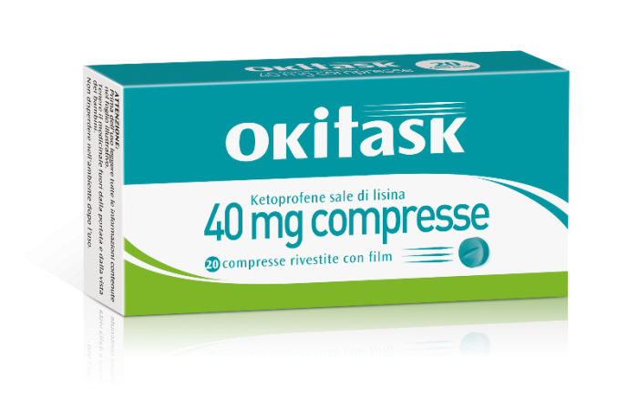 Okita, 40mg compressa rivestita con film, 20 compresse in blister al/al