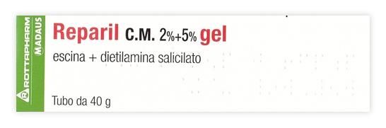 Reparil gel , 2% + 5% gel tubo 40g