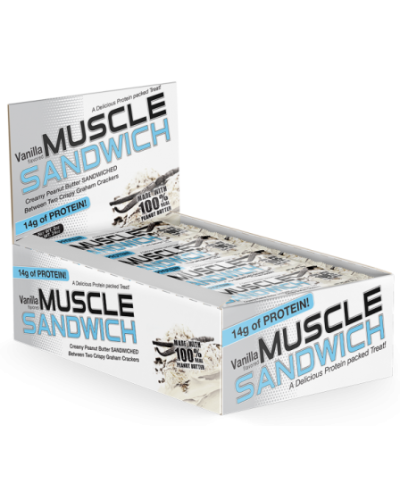 Muscle sandwich bar vanilla confezione 12 barrette