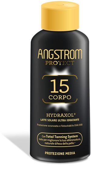 Angstrom hydraxol latte solare ultra idratante spf15 200ml