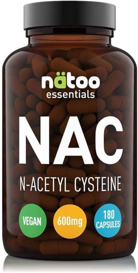 Natoo Nac N-Acetyl Cysteine 600mg 180 Capsule