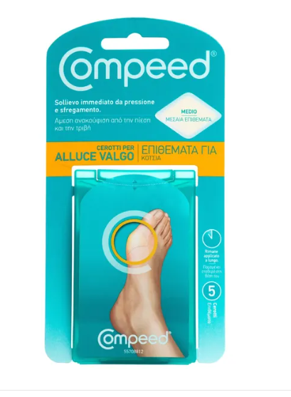 Compeed Cerotti Alluce Valgo 5 Pezzi