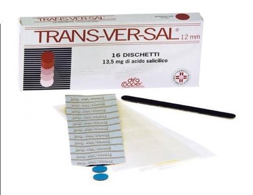 Transversal 13,5mg/12 mm acido salicilico 16 cerotti transdermici