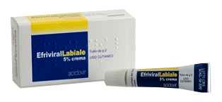 Efrivirallabia, 5% crema tubo da 2g