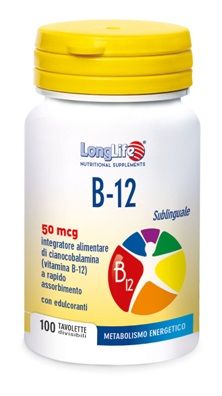 Longlife b12 50mcg subl 100tav