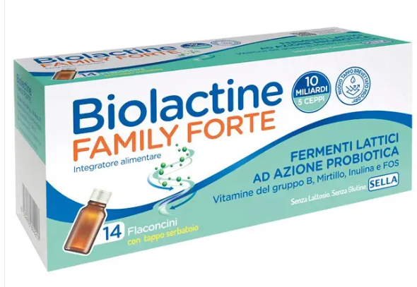 Biolactine Family Forte 10 Miliardi 14 Flaconcini Da 9ml